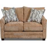 Juniper 58" Twin Memory Foam Sleep Sofa in Brandy Brown Chenille Fabric